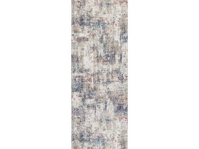 Tapis de couloir poils ras MILLY motif abstrait