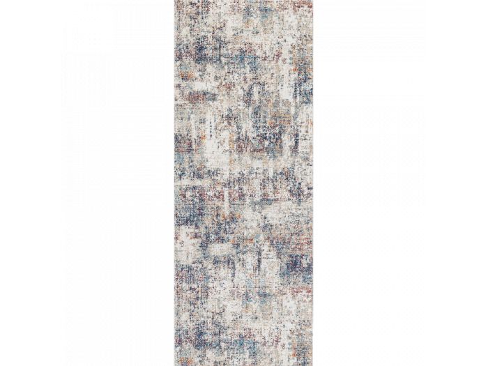 Tapis de couloir poils ras MILLY motif abstrait