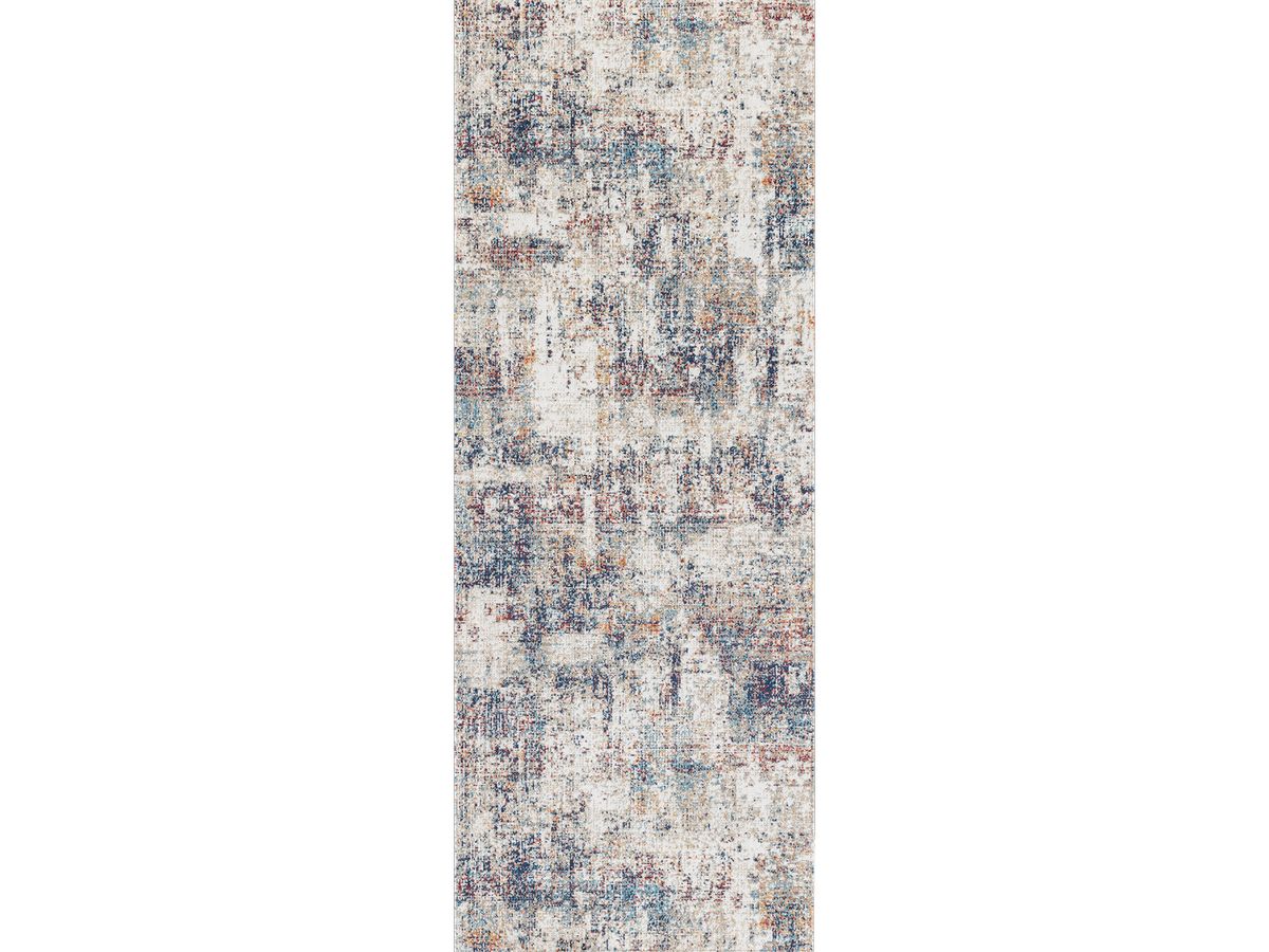 Tapis de couloir poils ras MILLY motif abstrait