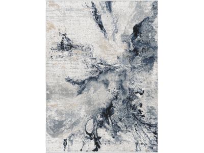 Tapis poils ras ORION motif abstrait