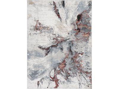 Tapis poils ras ORION motif abstrait