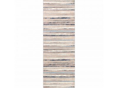 Tapis de couloir poils ras SARIK motif abstrait