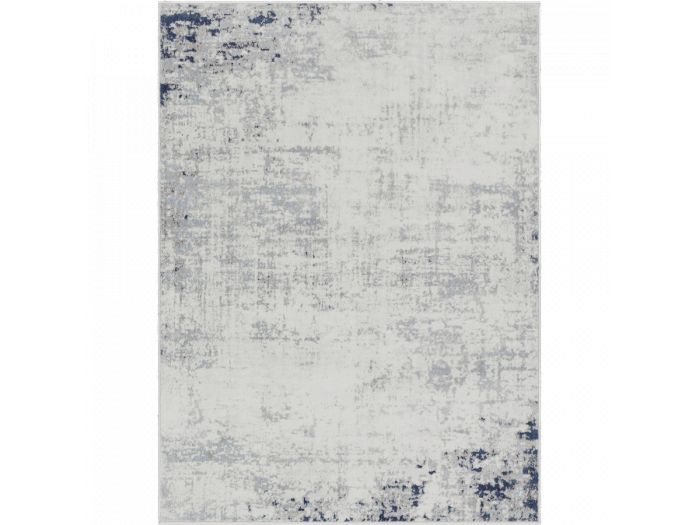 Tapis poils ras LERA motif vintage