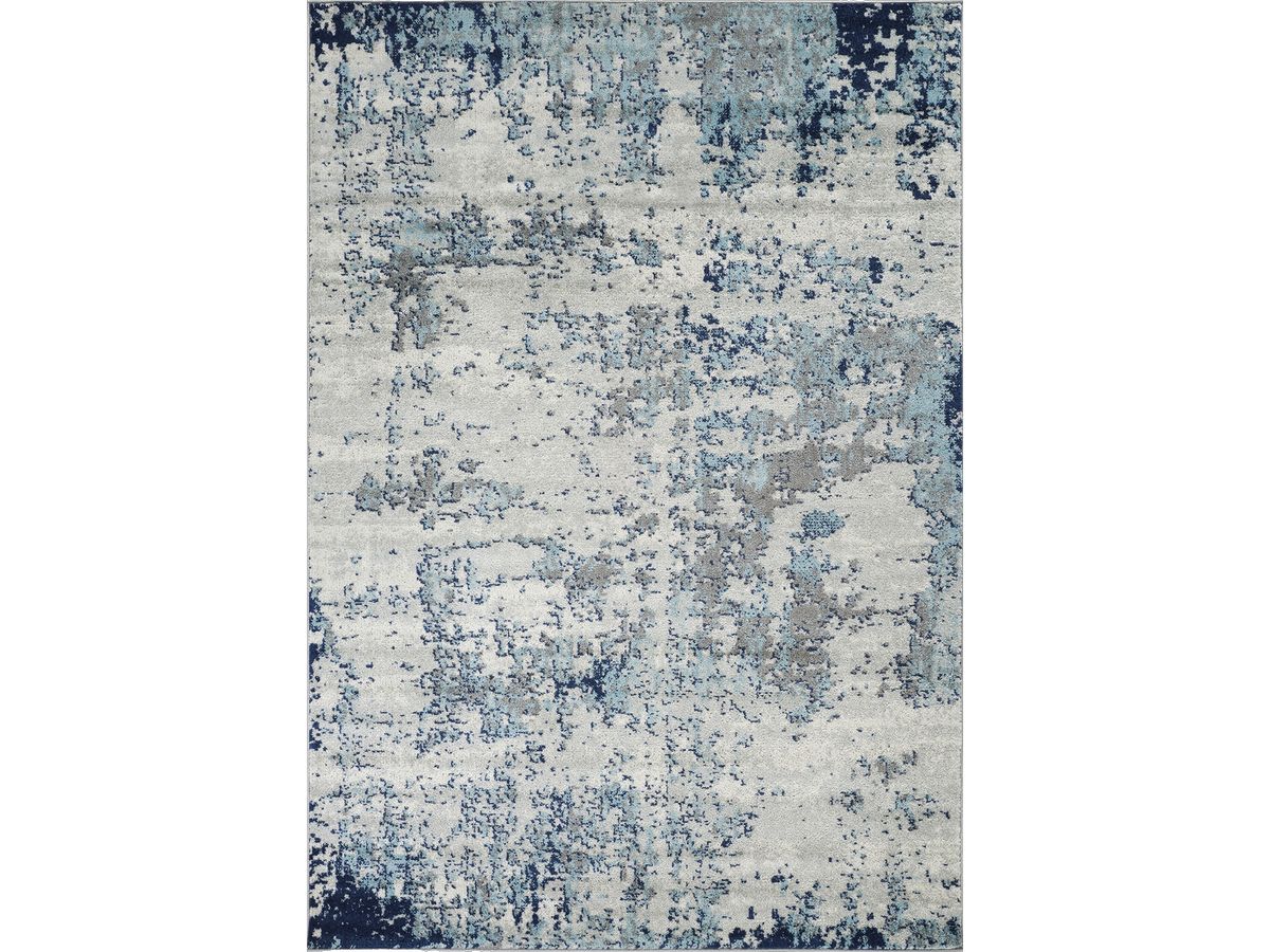 Tapis poils ras YSBA motif abstrait