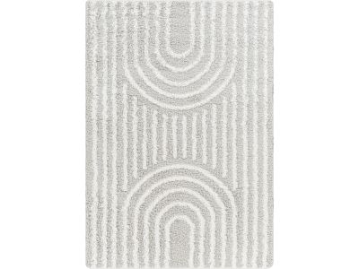 Tapis poils longs KIMU motif abstrait