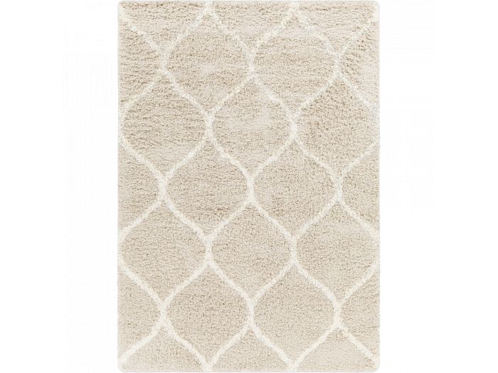 Tapis poils longs ALMI motif abstrait