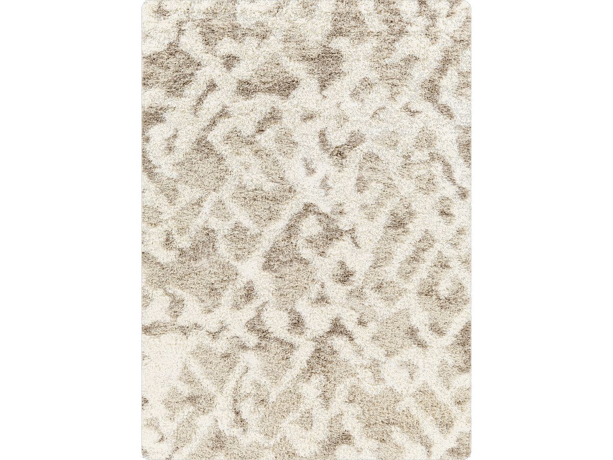 Tapis poils longs FADRA motif abstrait