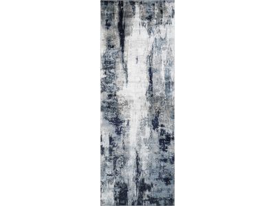 Tapis de couloir poils ras AMNA motif abstrait