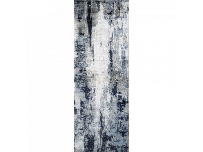 Tapis de couloir poils ras AMNA motif abstrait