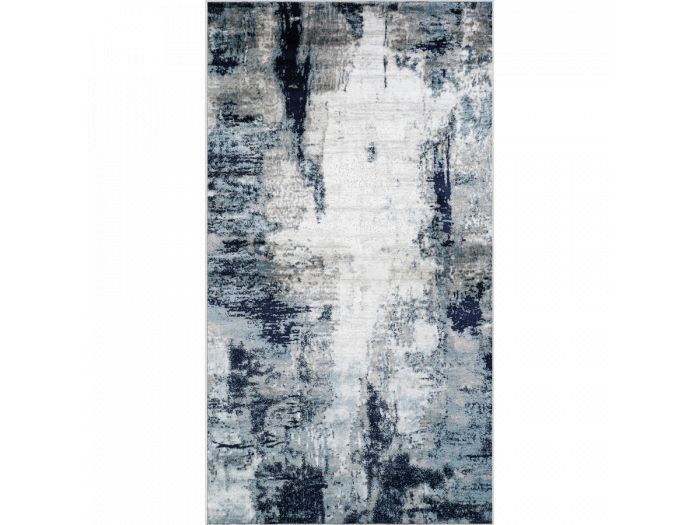 Tapis de couloir poils ras AMNA motif abstrait