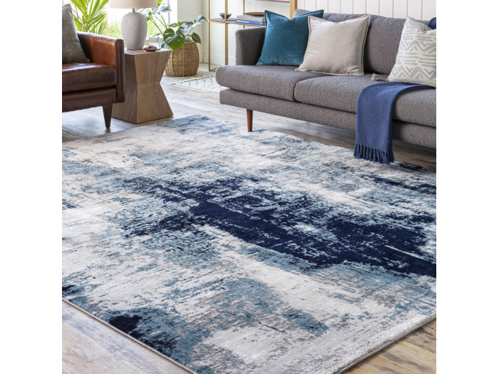 Tapis poils ras TONI motif abstrait