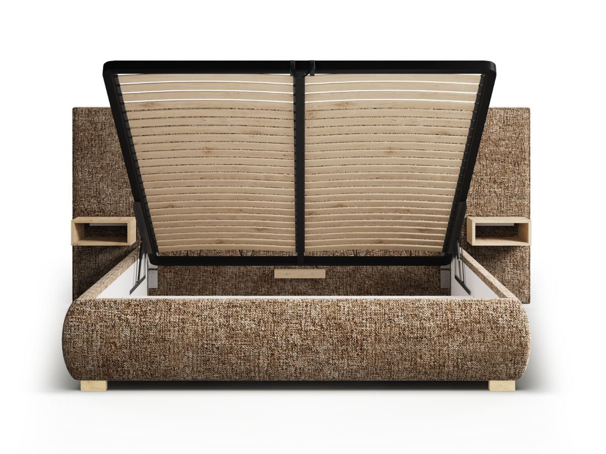 FLOA opbergbed met nachtkastjes en geïntegreerde ledverlichting