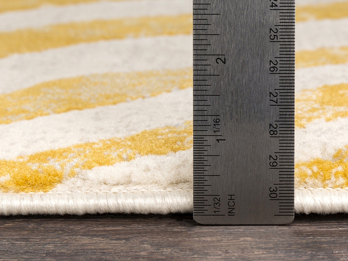 Tapis de couloir poils ras ZORA motif zèbre