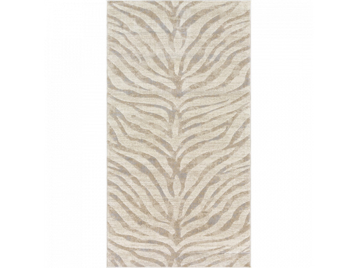 Tapis de couloir poils ras ZORA motif zèbre