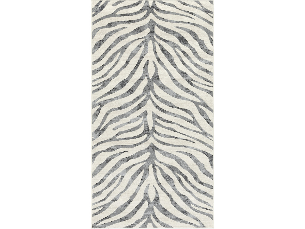 ZORA loper met korte pool en zebraprint