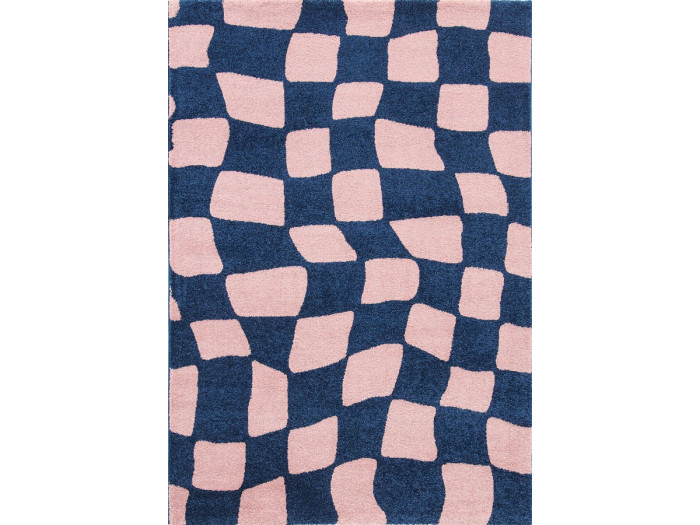 Tapis poils longs BETTY motif retro