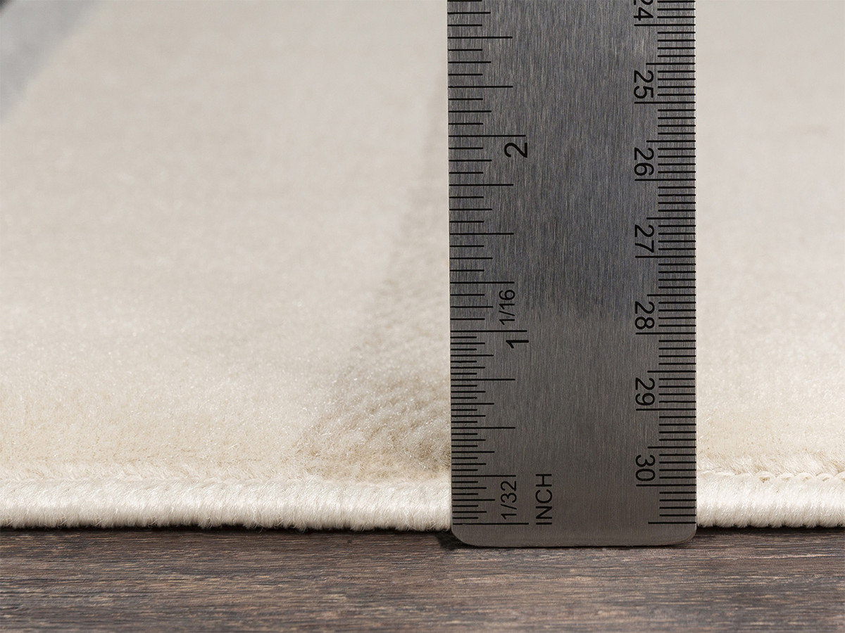 Tapis poils ras NAEL motif abstrait