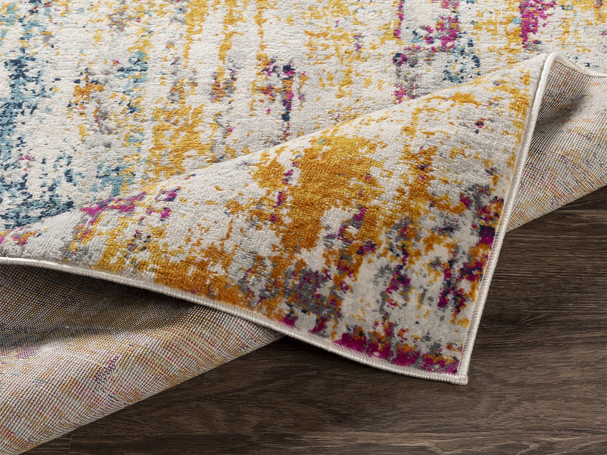 Tapis poils ras NAYA motif abstrait