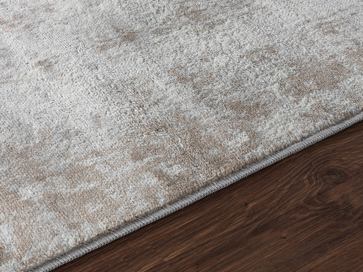 Tapis poils ras NOLWEN motif abstrait