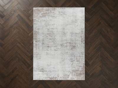 Tapis poils ras NOLWEN motif abstrait