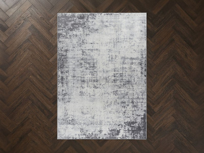 Tapis poils ras NOLWEN motif abstrait