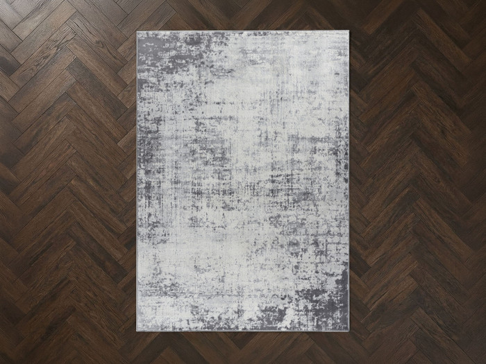 Tapis poils ras NOLWEN motif abstrait