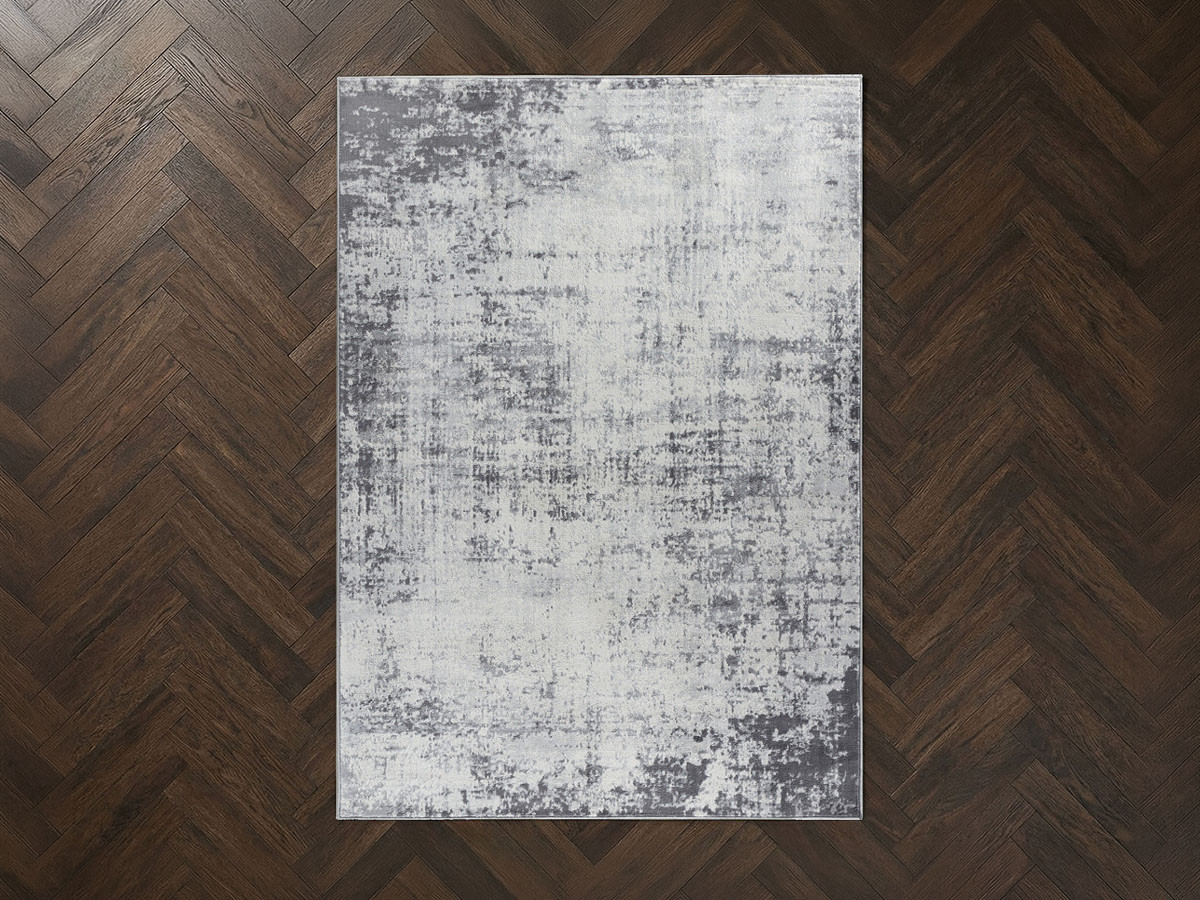 NOLWEN laagpolig tapijt met abstract patroon