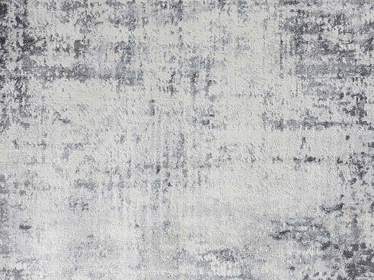 Tapis poils ras NOLWEN motif abstrait gris — vue 5