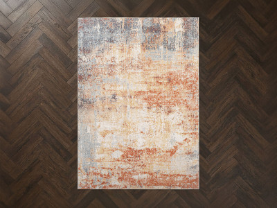 Tapis poils ras KAIRO motif abstrait