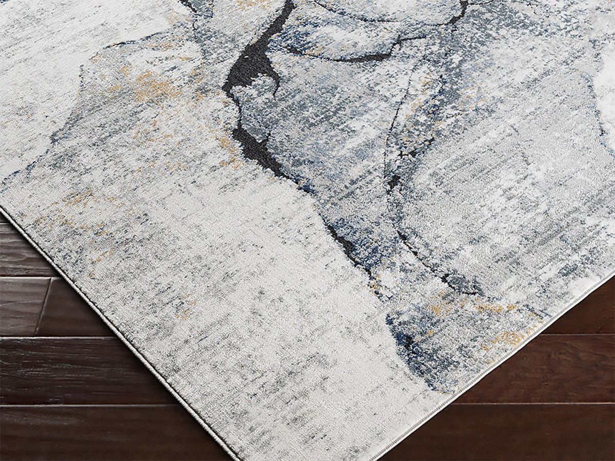 Tapis poils ras ALDA motif abstrait