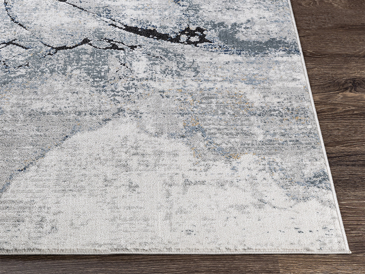 Tapis poils ras ALDA motif abstrait