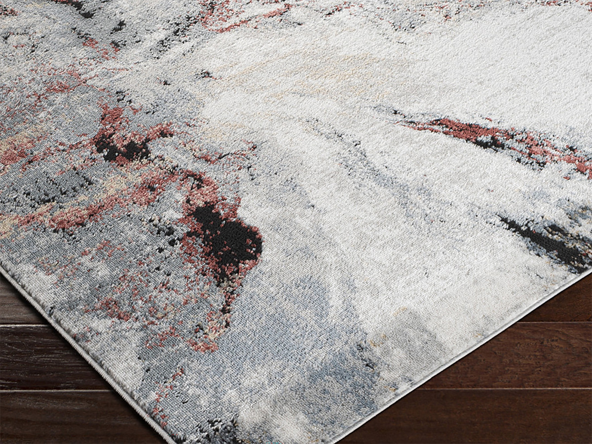 Tapis poils ras ORION motif abstrait