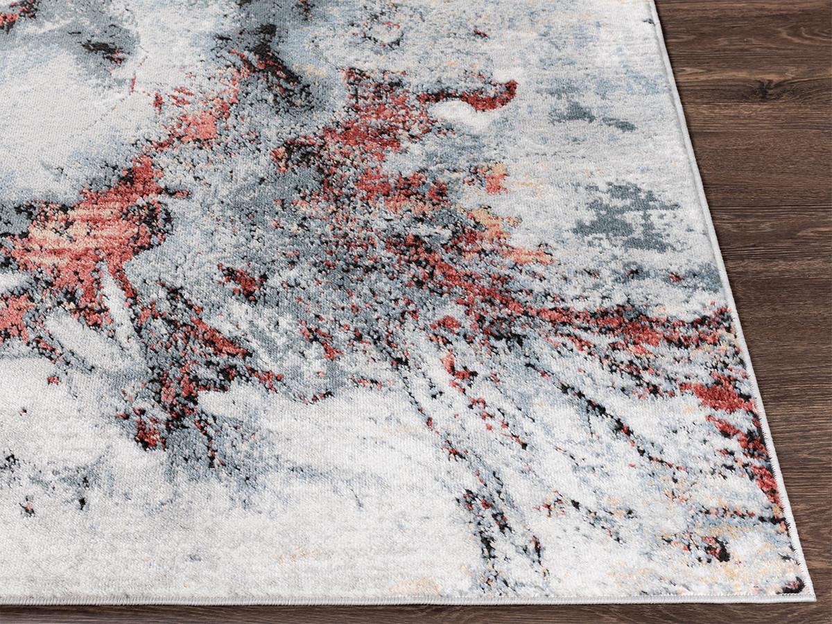 Tapis poils ras ORION motif abstrait