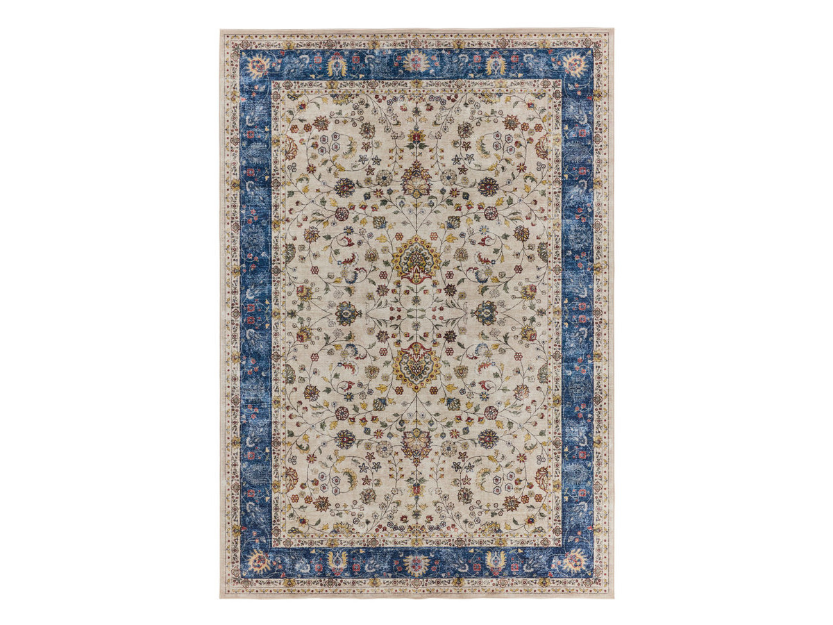Tapis lavable à poils ras ARANN vintage