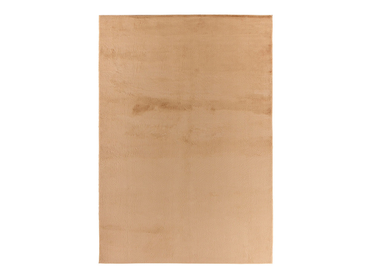 brana effen, laagpolig, wasbaar tapijt gekleurd beige