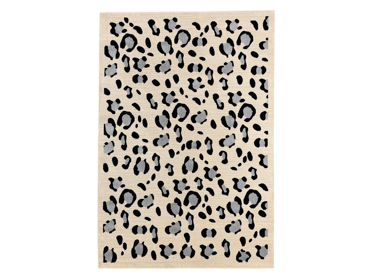 cheetah laagpolig vloerkleed met luipaardprint gekleurd room
