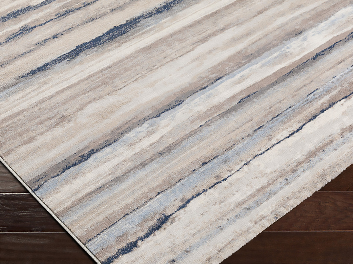 Tapis de couloir poils ras SARIK motif abstrait multicolore — vue 6