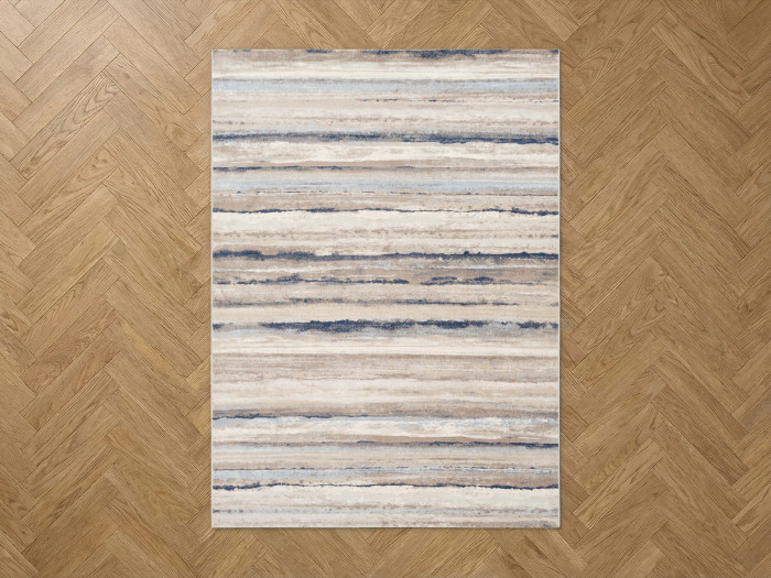 Tapis poils ras SARIK motif abstrait