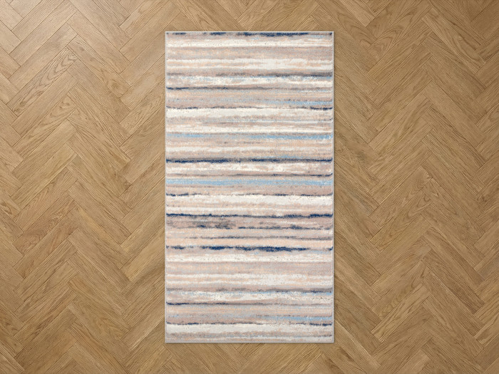 Tapis de couloir poils ras SARIK motif abstrait