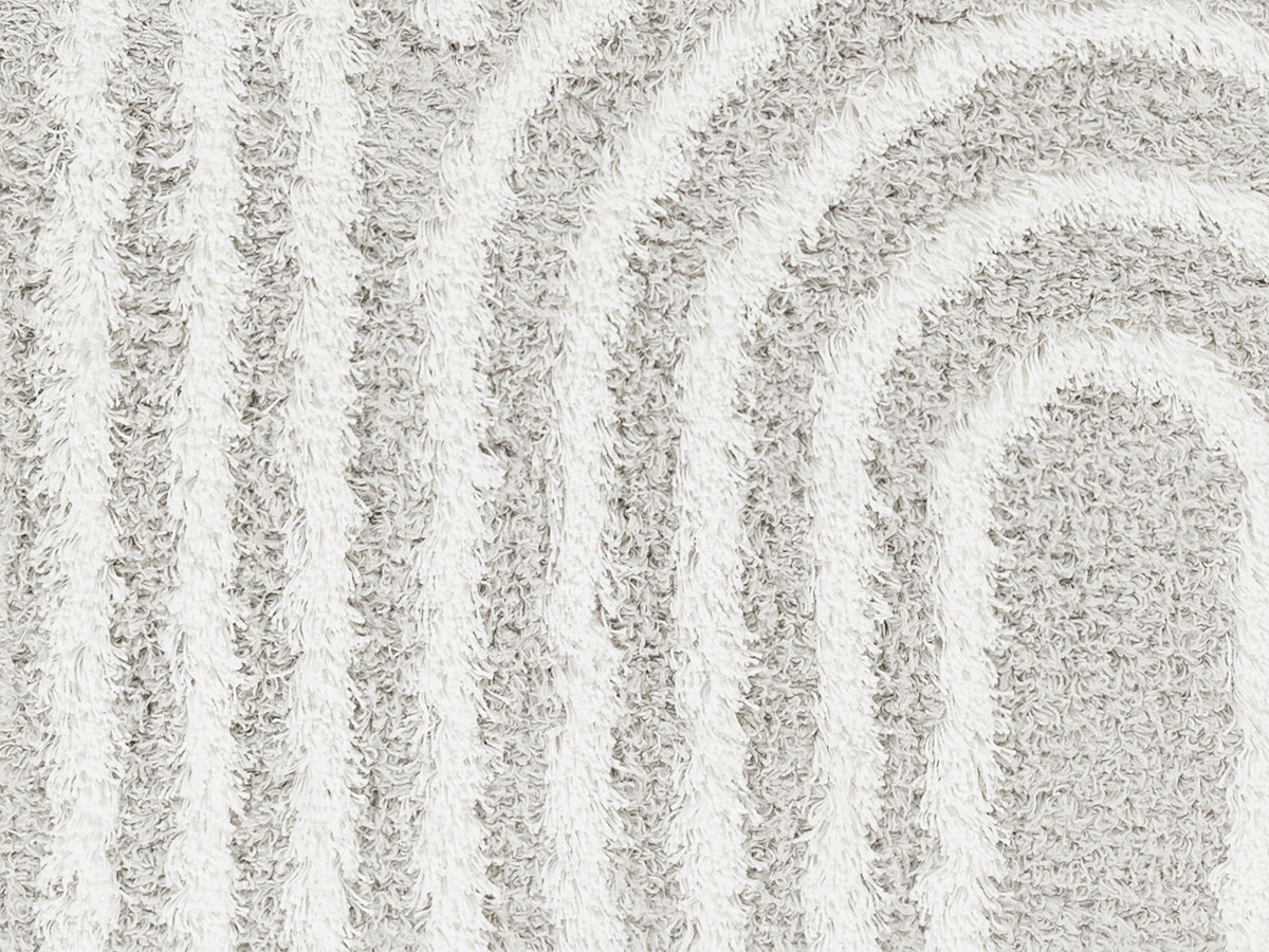 KIMU hoogpolig tapijt met abstract patroon