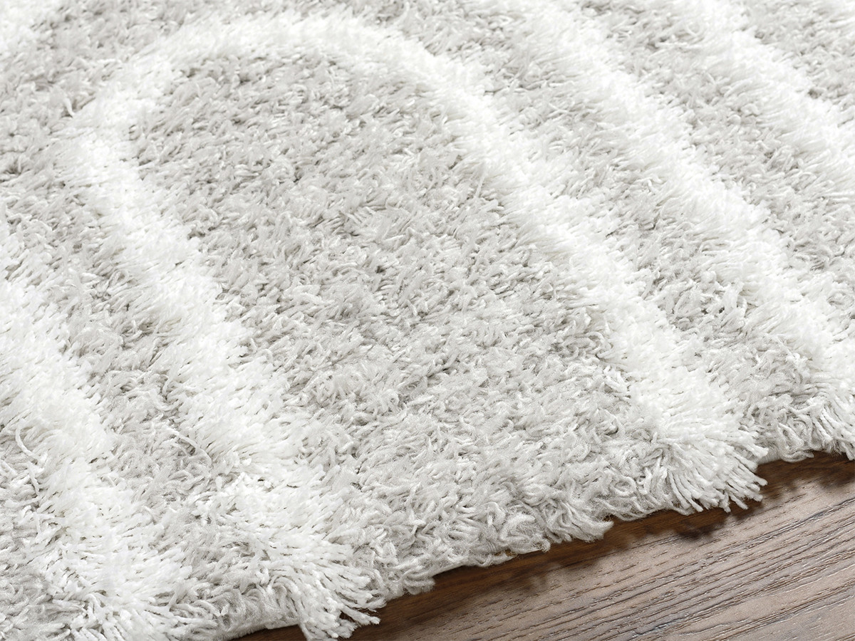 KIMU hoogpolig tapijt met abstract patroon