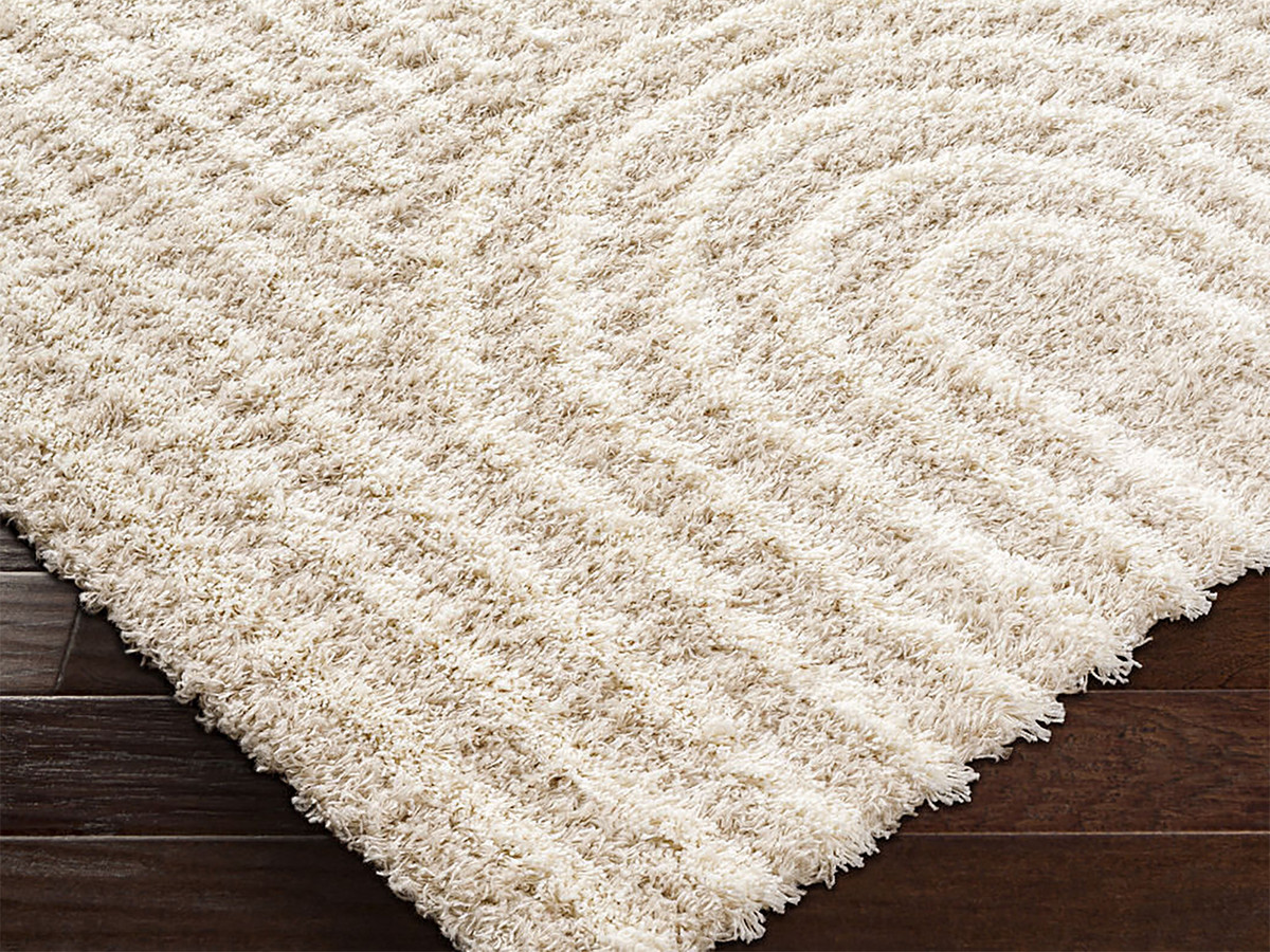 Tapis poils longs KIMU motif abstrait