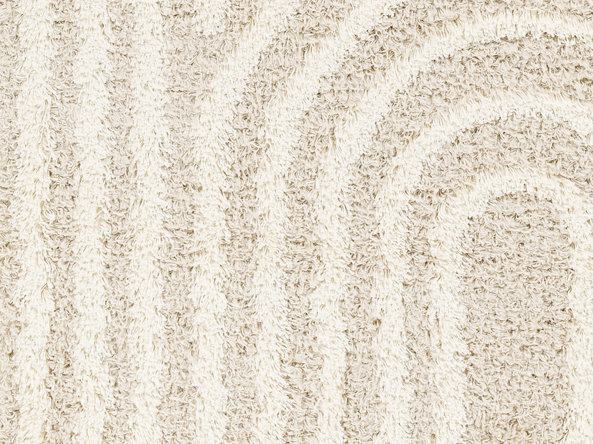 Tapis poils longs KIMU motif abstrait
