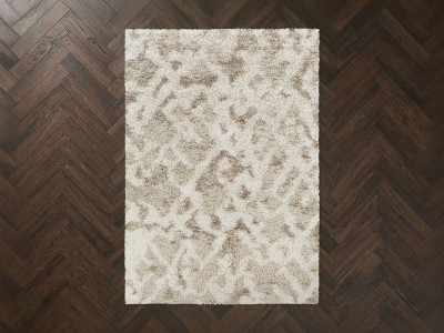 Tapis poils longs FADRA motif abstrait