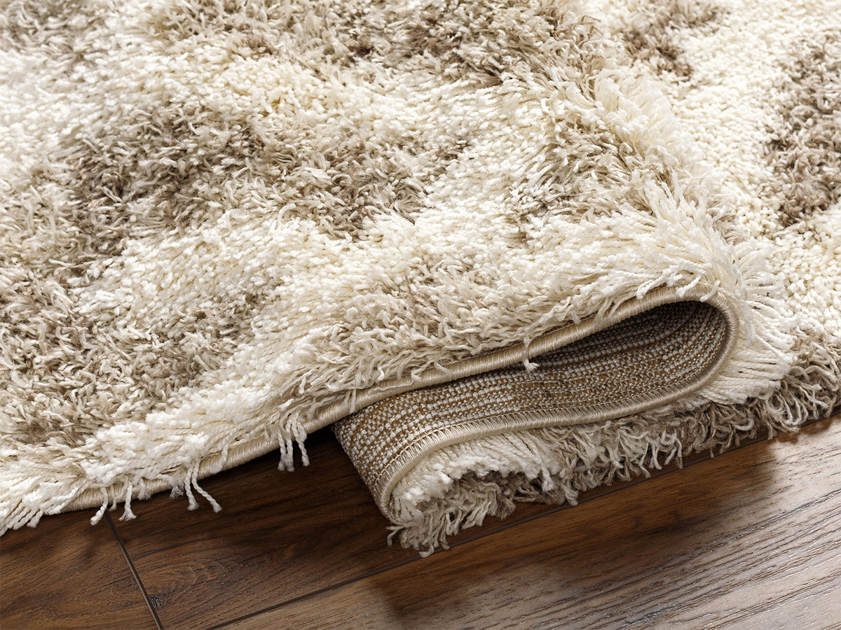 Tapis poils longs FADRA motif abstrait