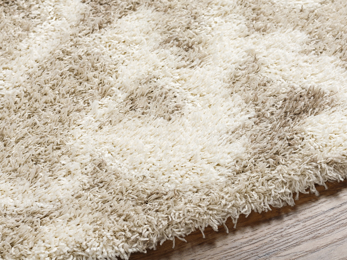 Tapis poils longs FADRA motif abstrait