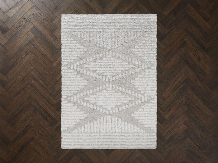 Tapis poils longs RIANO motif berbère
