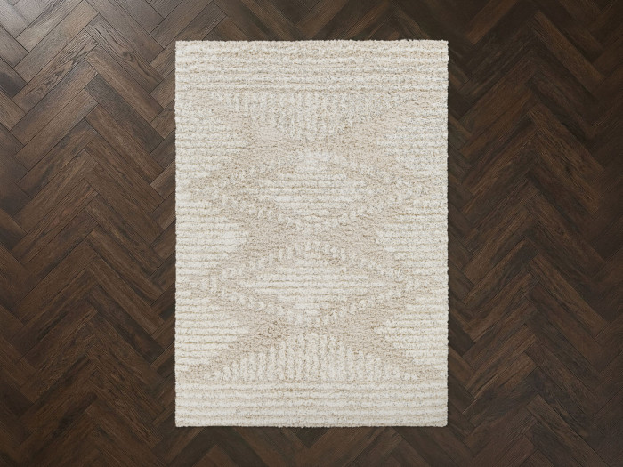 Tapis poils longs RIANO motif berbère