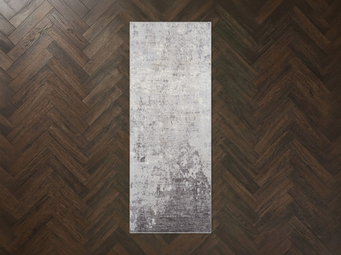 Tapis de couloir poils ras ELSIE motif abstrait