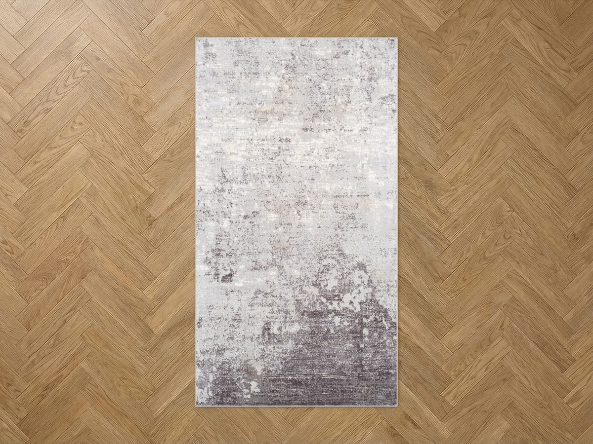 Tapis de couloir poils ras ELSIE motif abstrait